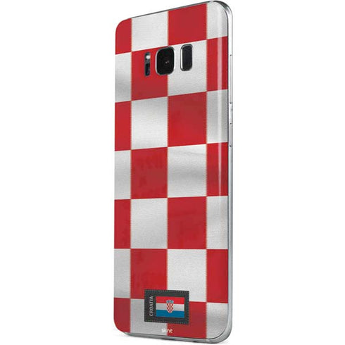Croatia Soccer Flag Galaxy S8 Skin